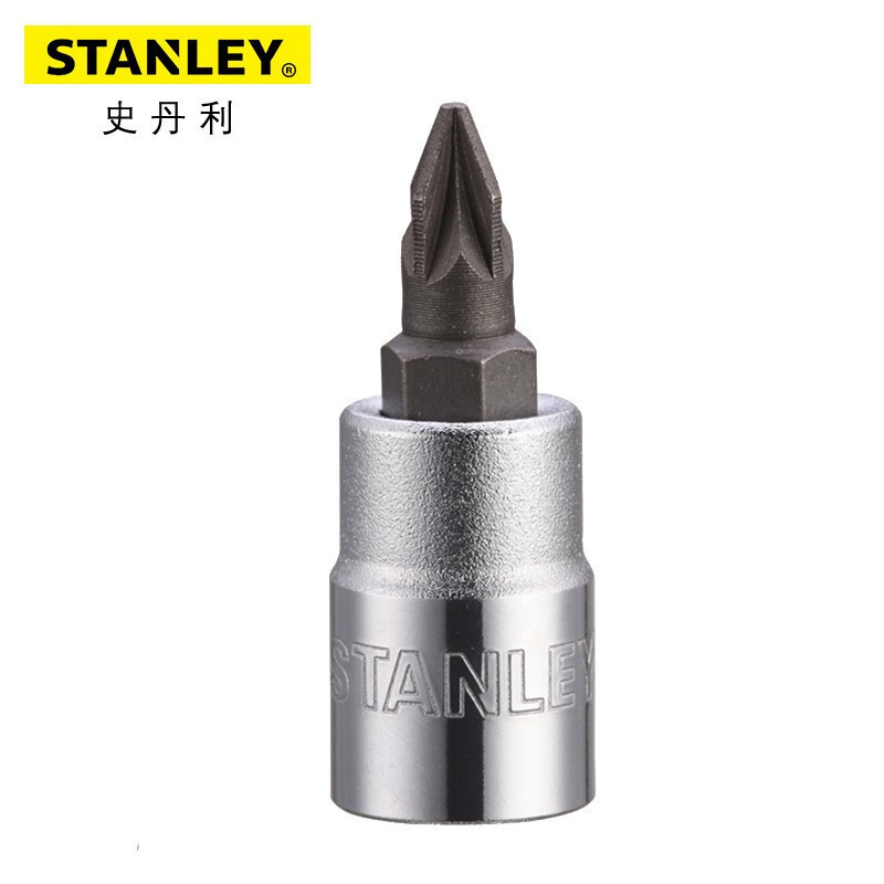 史丹利（STANLEY）86-752-1-221/4寸批头6.3MM系列米字旋具套筒