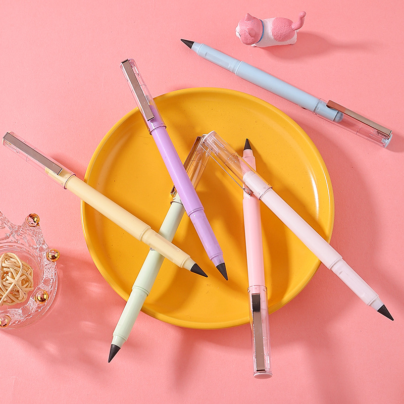 Tecnología negra de corte-escritura sin tinta no puede terminar eterno lápiz pintura escritura borrable no fácil de romper lápiz estudiante