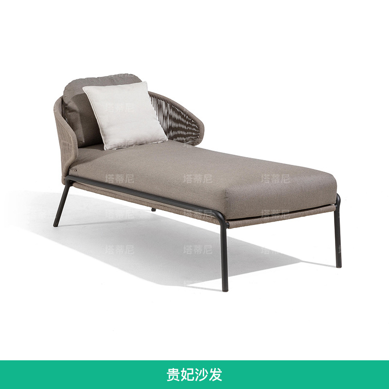 Conjunto de sofás de exterior para patio, balcón, protección solar, impermeable, silla de ratán de ocio, sofá de ratán para jardín, terraza image 9