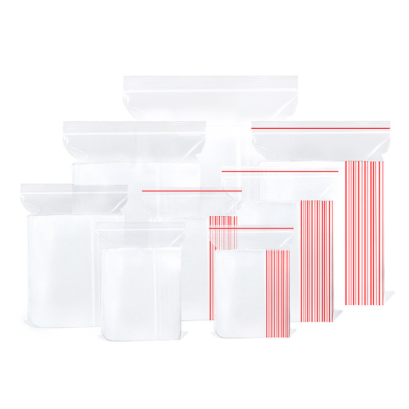 PEジップロック袋 透明プラスチック包装袋 卸売 食品密封袋 カスタム 厚手 ジュエリー包装密封袋