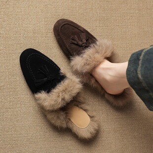 2025����Ʒ��Ƥ��ë���s�r�Б���Ь���K�⴩���^�����ЬŮ40�a