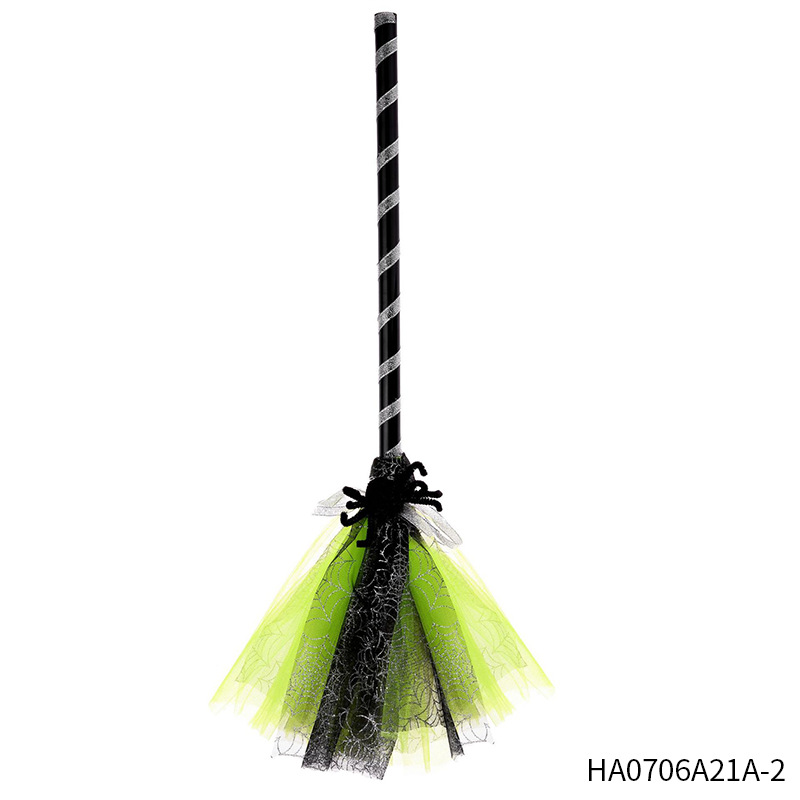 Nuevos productos de Halloween, accesorios de fiesta de disfraces, accesorios, capa de joyería, escoba de bruja, capa de niños de Halloween