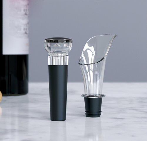  Factory New Wine Stopper Set Cross-Border Exhibition Souvenir Red Wine Pourer Vacuum Wine Stopper Gift Box