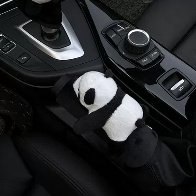 Sürətlər qutusu və əl tormozu başlıqları trendy and cute strawberry bear plush - no-specifications-papa-panda-handbrake-cover