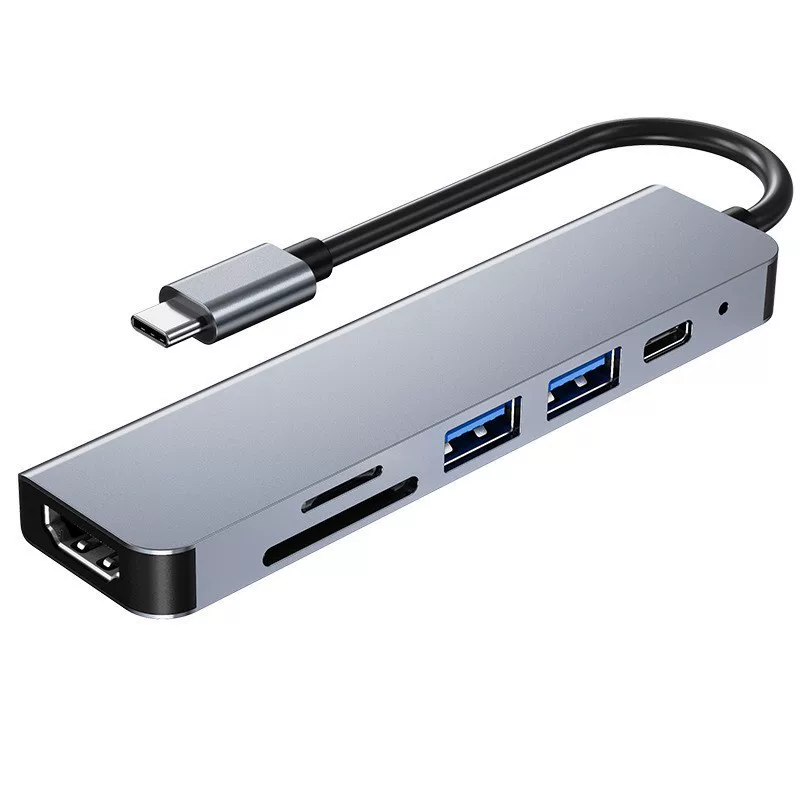 Тип-C к HDMI Шестикомпонентное расширение для MacBook ноутбука многофункциональный USB переходник