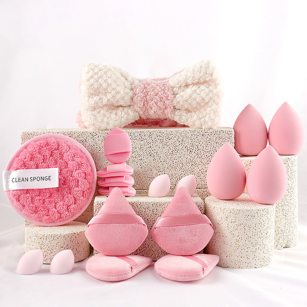 32 conjuntos de herramientas de maquillaje con bolsas de maquillaje grandes combinaciones de maquillaje antes y después del maquillaje conjunto completo de cepillo de maquillaje