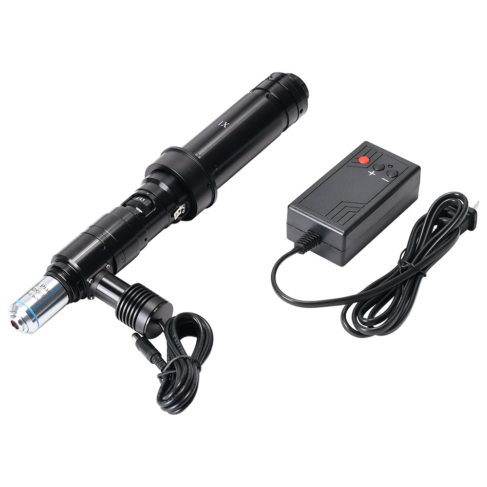 高倍同轴显微镜光学镜头400 2000倍点光源工业相机镜头看细胞微米