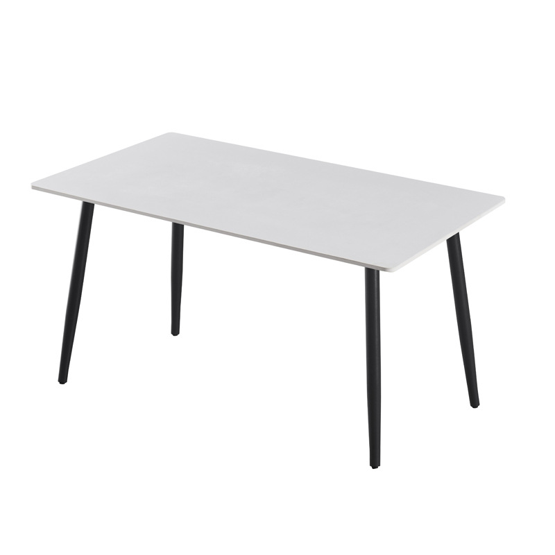 Mesa y silla de comedor de roca de lujo nórdica pequeña casa moderna simple y multi-tamaño rectangular fácil de cuidar mesa de comedor