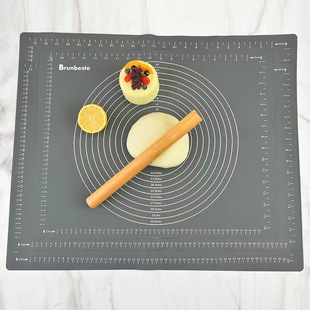 Cross-border hot sale thickened baking mat special silicone pad kneading mat extra large size 50*60 kneading mat with scale