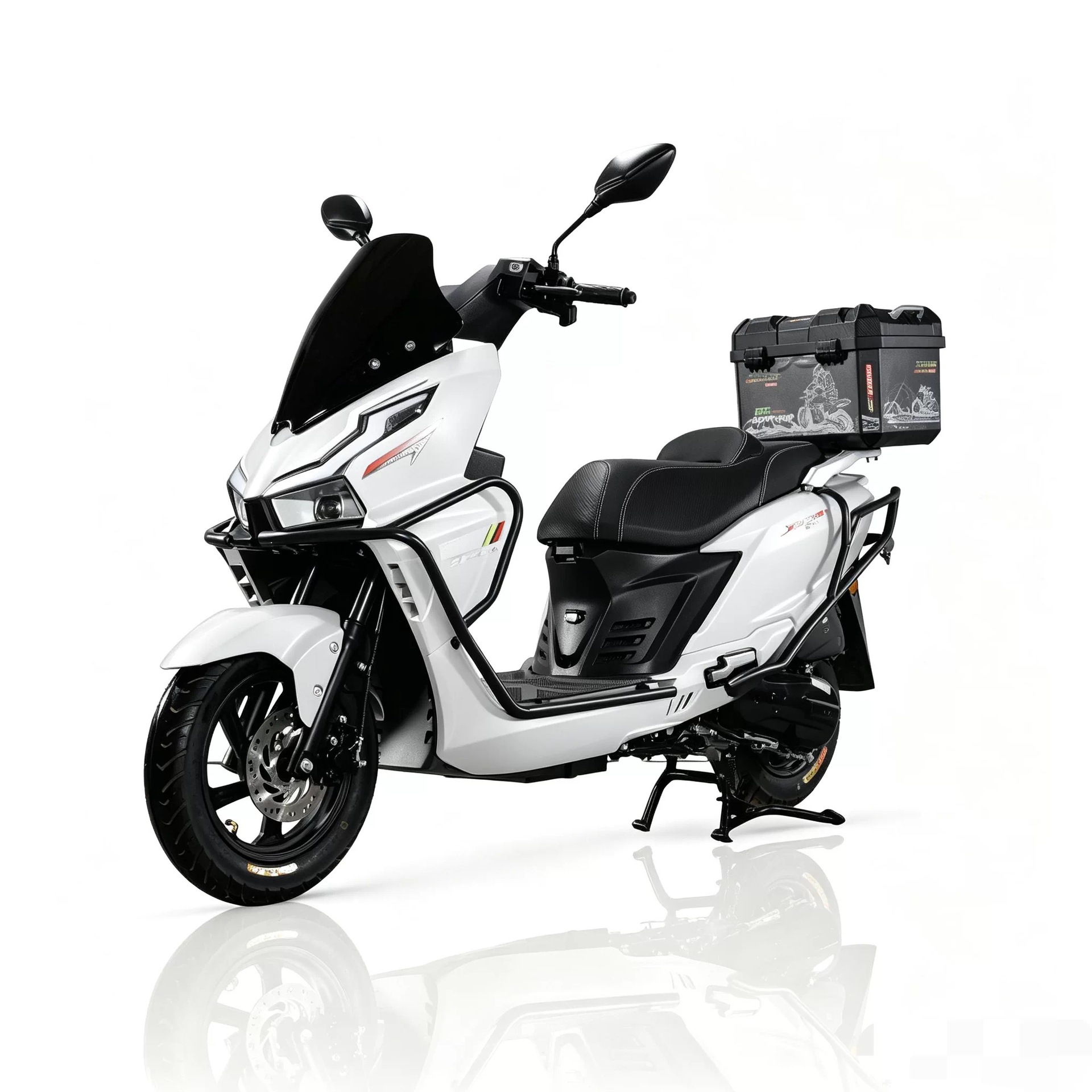 New 125cc hybrid gasoline-electric scooter, new energy motorcycle, adult electric motorcycle