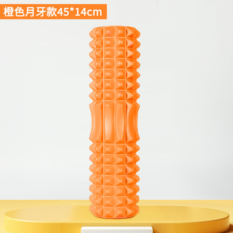 メーカー45cmフィットネスフォームシャフト筋肉リラックスローリングヨガコラム狼牙棒ローラー初心者マッサージ脚|undefined