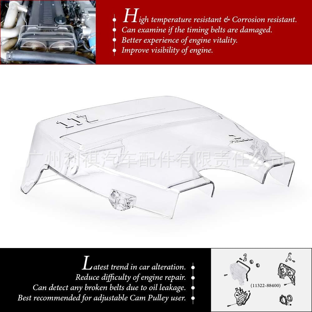 1jz transparent shell cross-border modified pulley cover timing gear cover lightweight engine transparent gear shell