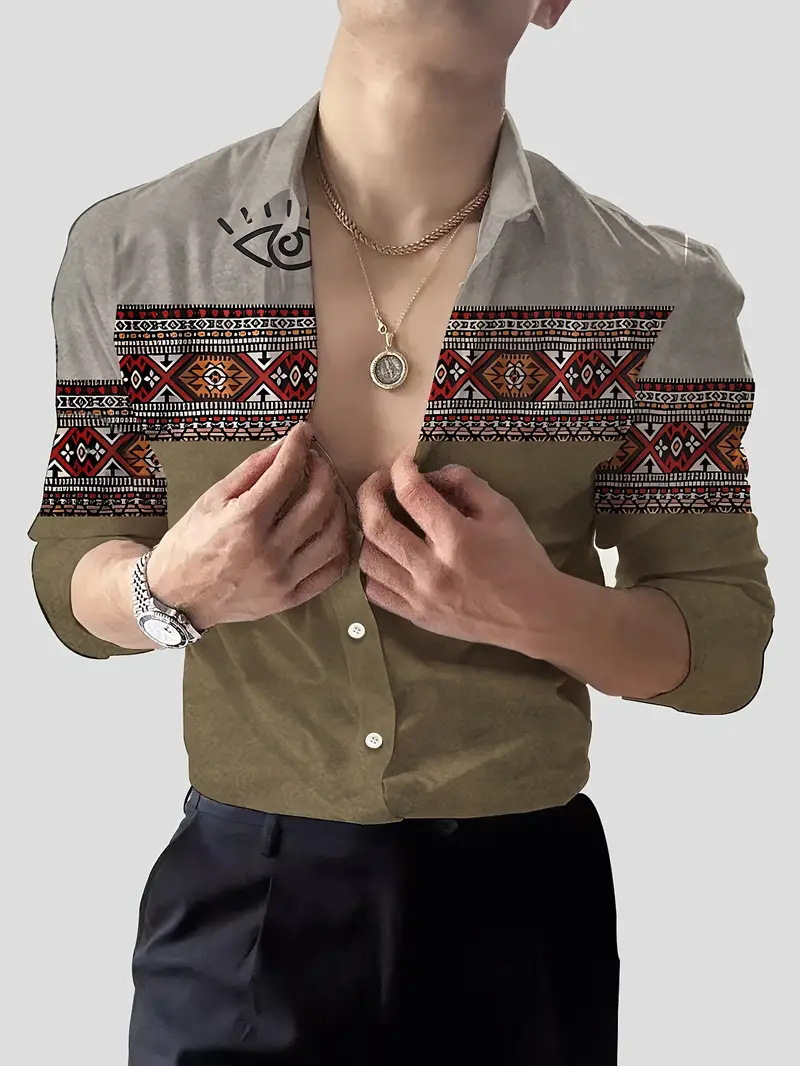 2025 nuevo estilo Amazon comercio exterior casual transfronterizo tendencia de moda salvaje camisa de manga larga de alta calidad MB12