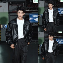 秋季新款高级感复古设计夹克潮流痞帅轻奢休闲高街男士夹克外套