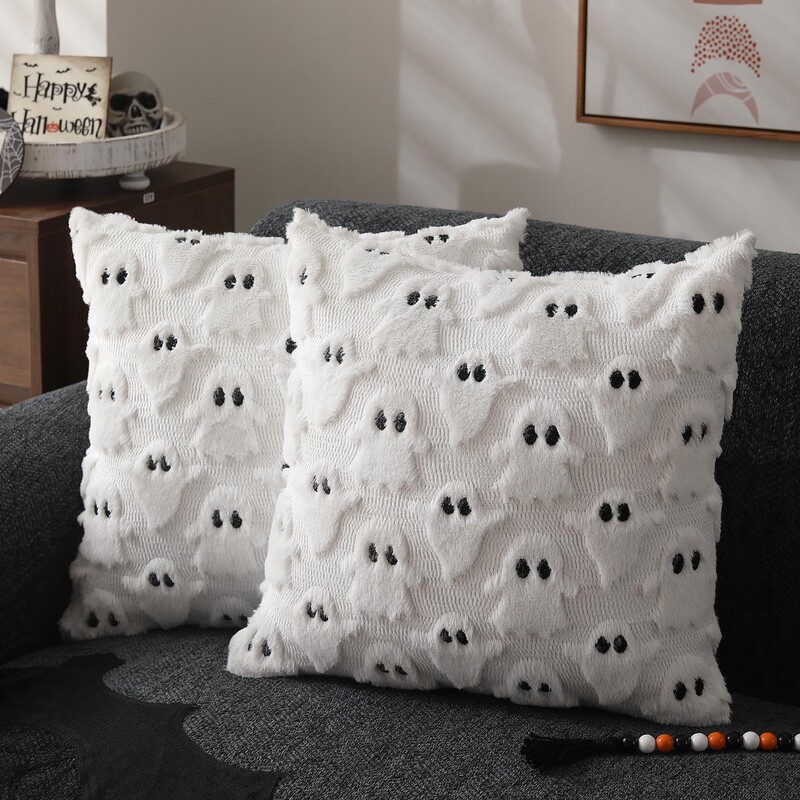 ハロウィンゴーストゴースト枕カバー立体ぬいぐるみ枕クッション枕カバーリビングルームソファ腰枕カバー卸売|undefined