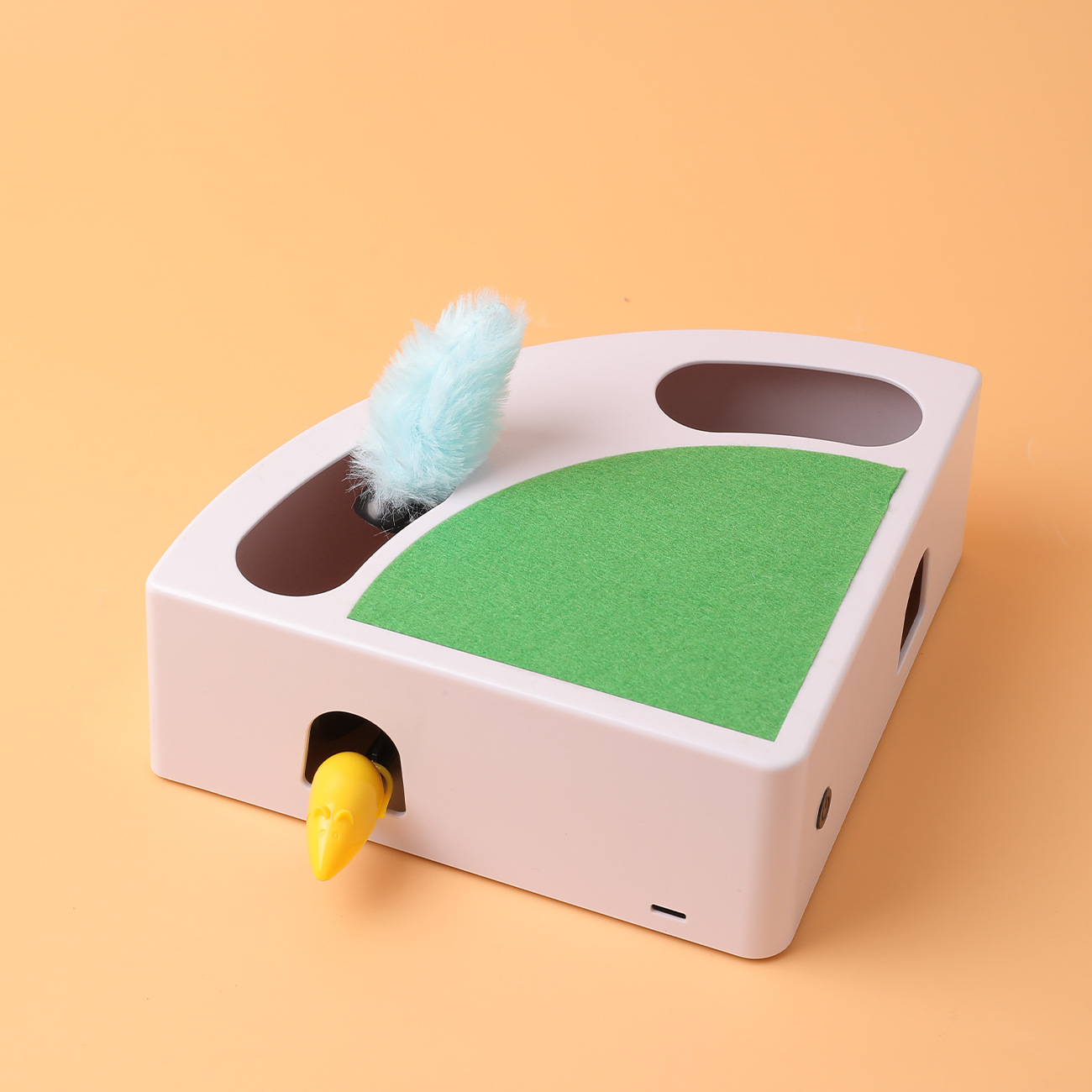 Z eléctrico divertido gato juguete para bebé gato aliviar congestión auto-Hola pluma gato divertido palo retráctil automático gato mordedura de juguete para gato