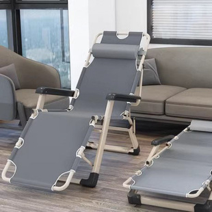 Recliner Folding Lunch Break Sleeping Portable Beach Office Home Leisure Backrest Lazy Sofa Folding Ouqing