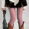 Firm stockings [light purple]