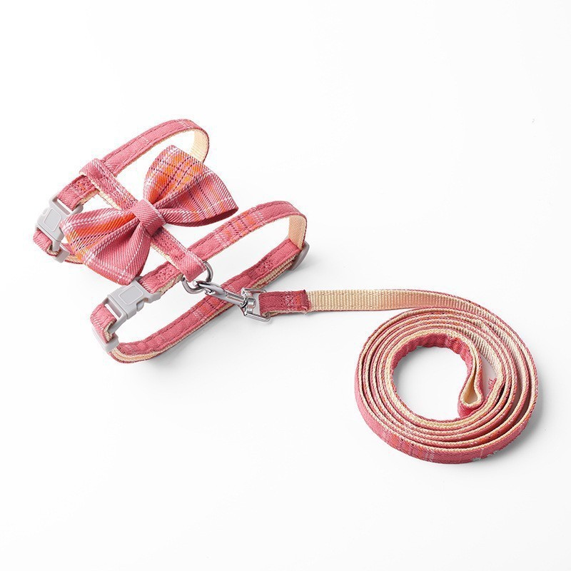 Kit de cuerda de tracción para gatos ajustable I-shaped cat chain correa de pecho para gatos para salir al por mayor artículos de mascotas especiales