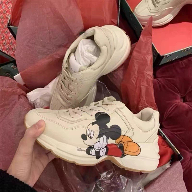 Mickey Dangdang Cat Tady Shoes Высокое качество мультфильм Cool Home Толстая подошва увеличила повседневную обувь для мужчин и женщин