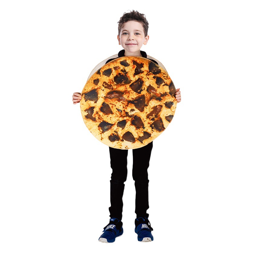 Nueva parodia galleta traje de los niños de la etapa de cosplay traje de rendimiento ropa de fiesta juego de rol
