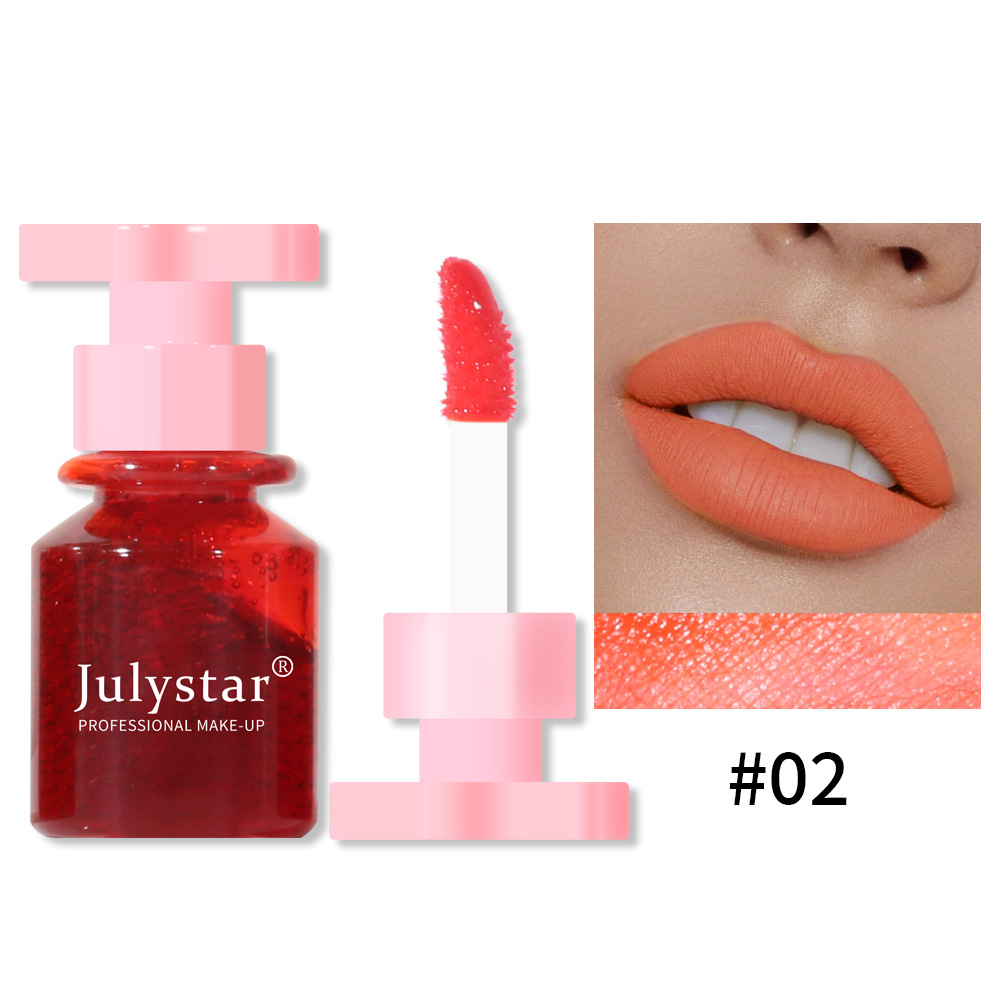 6-color moisturizing lip gloss for foreign trade, long-lasting and non-fading lip dye, cross-border makeup, non-stick cup lip gloss, matte lipstick water undefined