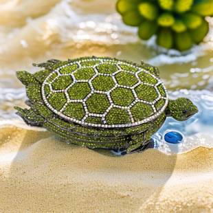 Turtle crystal bag�羳������������Ɍ�������ð��p��Ů荰�
