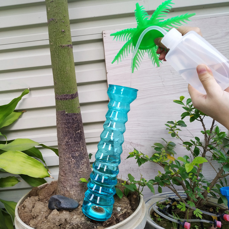 大号椰树自动浇花器懒人滴水器家用渗水器盆栽洒水器小型淋花滴灌