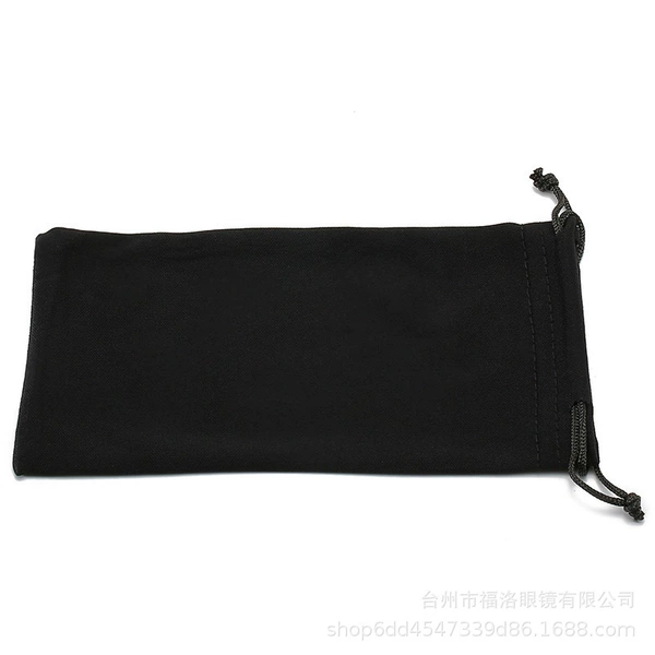 Glasses, cloth bag