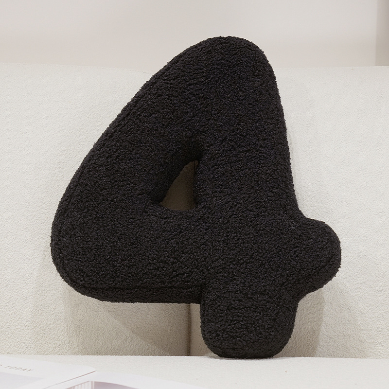 Símbolos digitales creativos almohada para estudiantes de aprendizaje puzzle jardín de infantes muñecas de peluche adornos para el hogar almohada