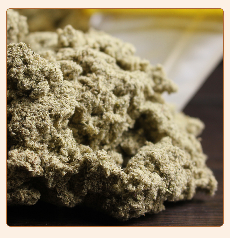 Five-Year Aged Pure Moxa Wool Ai Rong 艾绒 500g Hand-Processed Artemisia argyi for Moxibustion Sticks and Cones preparation