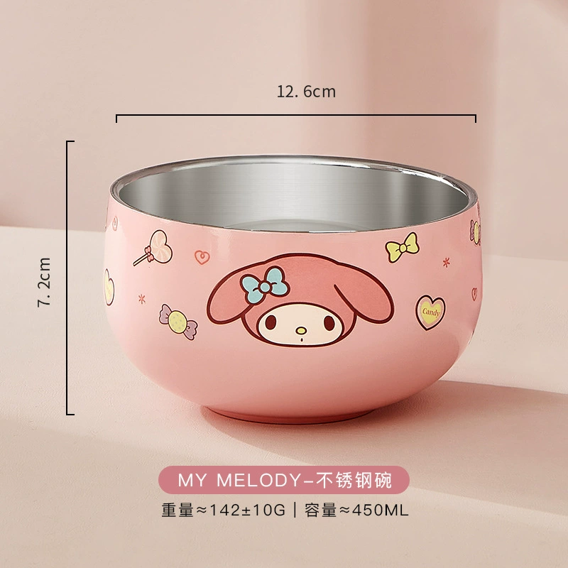 Набор посуды Sanrio с тарелкой Meile Catty, миска Katie, керамическая