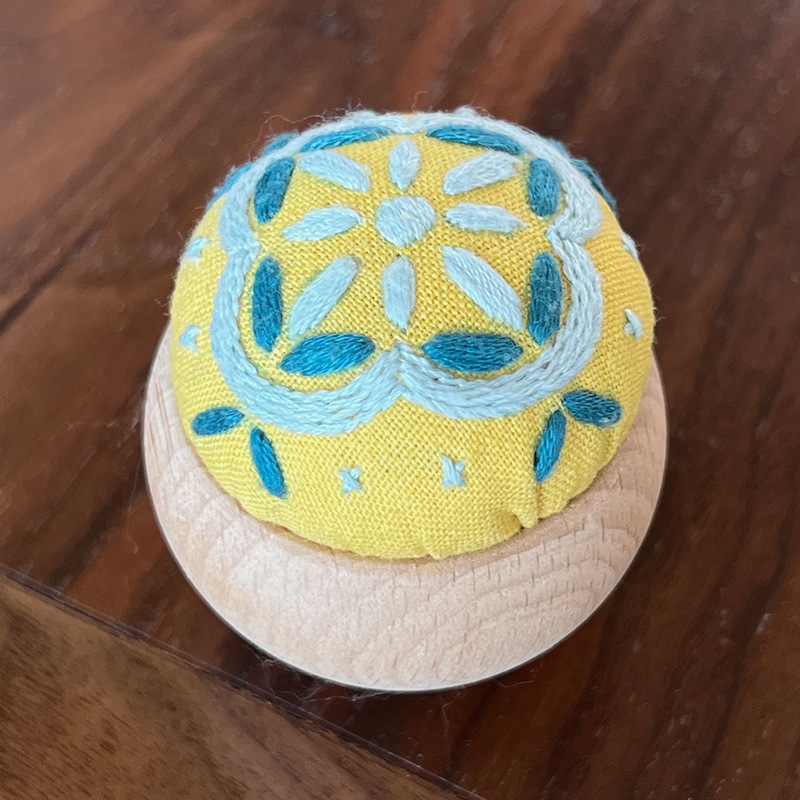 Paquete de material de bricolaje de bordado, bordado de espinas, práctica para principiantes, bolso de mano, juego de regalo, flor de bordado Lu, caja de inserción de aguja de autobordado tridimensional