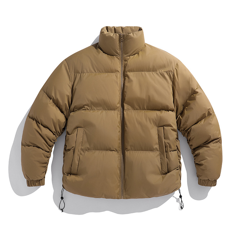 Cotton clothing for men women, autumn and winter new styles, loose stand collar, couple's thick bread trendy clothing,_voghion.com