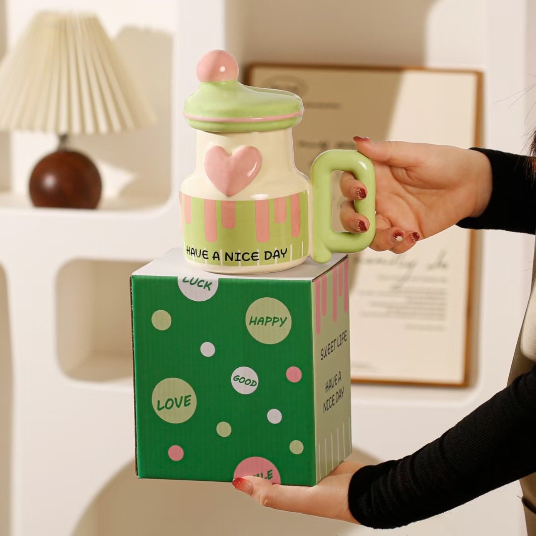 Taza linda y divertida Taza de alto valor y gran capacidad para niños, amigos y hermanas Regalos para parejas Taza de regalo