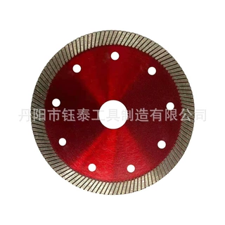 厂家批发125热压细齿金钢石锯片波纹片石材云石片切割片石英石