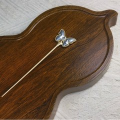 宋錦手作りDiy材料蝶ヘアピン