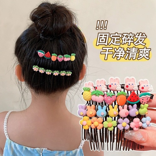 Children's hair accessories, hair clips, broken hair artifact, hair combs, combs for girls, bangs comb, hair clips, broken hair combs, hair accessories