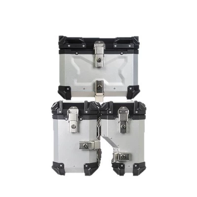 Motorcycle trunk, Motorcycle aluminum alloy three-box