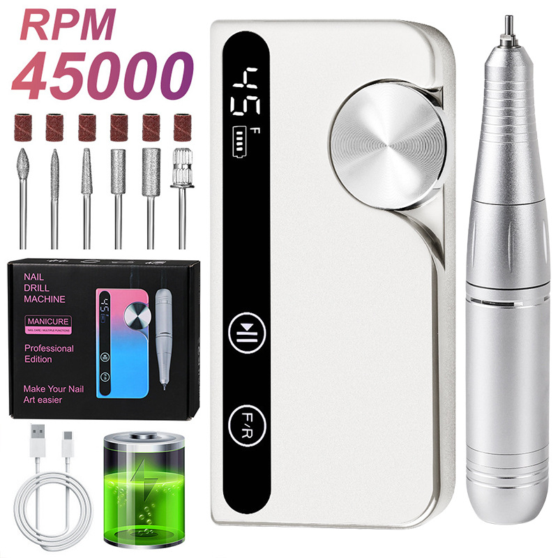 Torno Eléctrico para Uñas Portátil Recargable para Manicura image 52