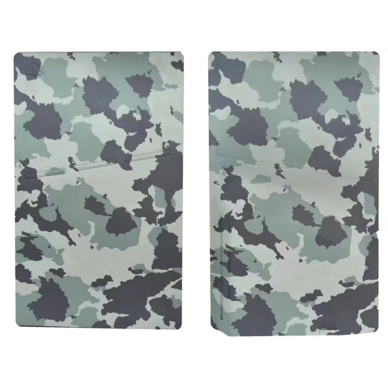 Funda de silicona para host PS5 Slim Funda protectora PS5 Slim Funda protectora de silicona dividida con patrón de silicona