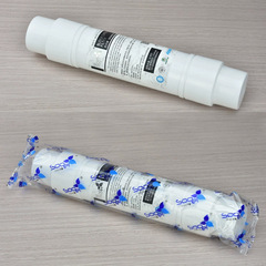 11-inch 3-Stage Korean Integrated Fast Connect Front Filter Cartridge Coconut Shell Activated Carbon CTO Fast Plug Compressed Carbon Rod Filter