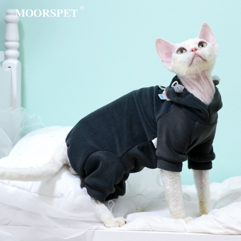 Зимний комбинезон с капюшоном для кошек MOORSPET
