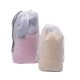 Blank drawstring bag pe frosted transparent clothing packaging bag socks plastic in stock wholesale storage bag bag
