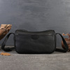 Small leather one-shoulder bag, shoulder bag, genuine leather, cowhide