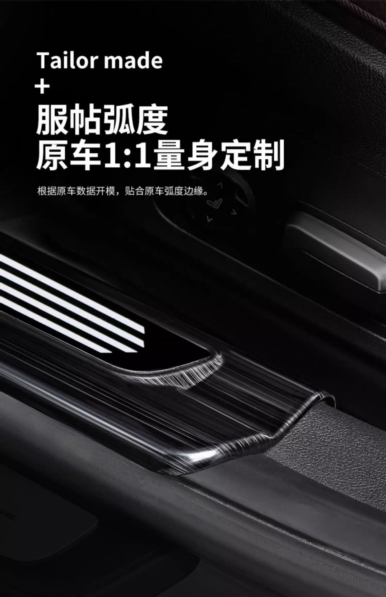 Suitable for Bmw New 5 Series 3 Series Three X12X3X56Gt Door Sill Strip Welcome Pedal Modified Interior Decoration Supplies Accessories