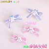 Japanese cartoon hairgrip with bow, bangs, hairpins, simple and elegant design