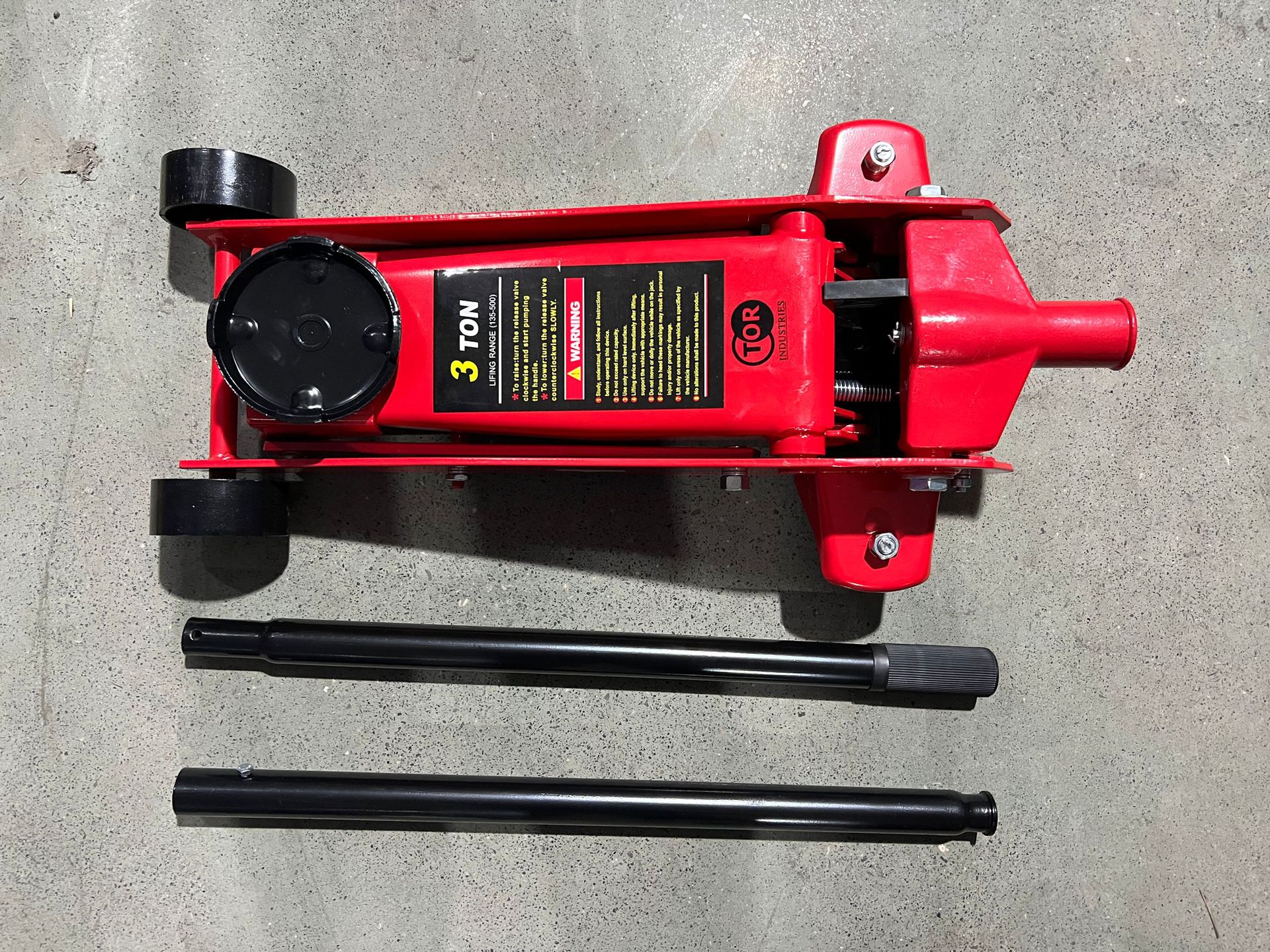 Top-mounted double pump 3T (net weight 32KG) 75MM-500MM, dynamic load 2.8T, static load 4T