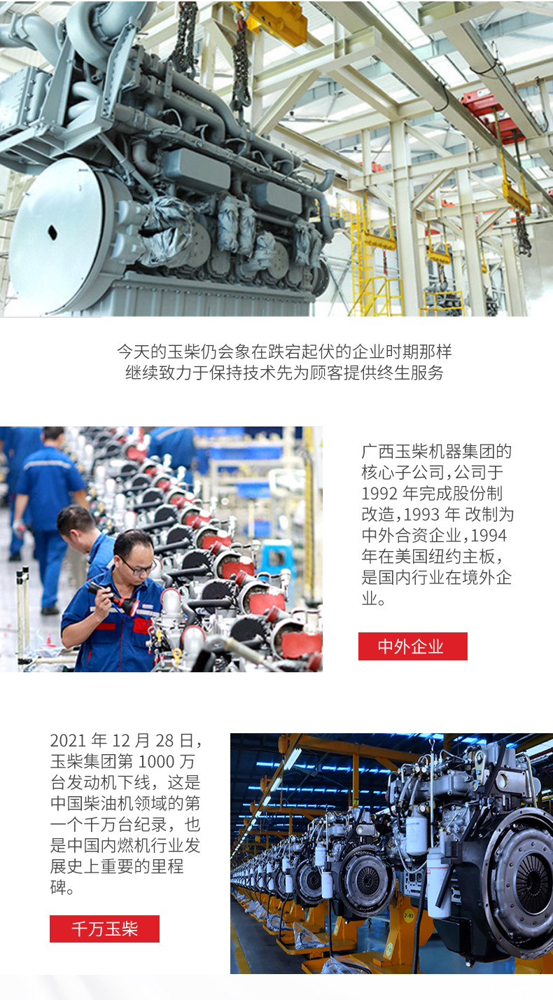 广西玉柴30kw50kw100kw柴油发电机组玉柴动力原厂直销玉柴发电机详情5