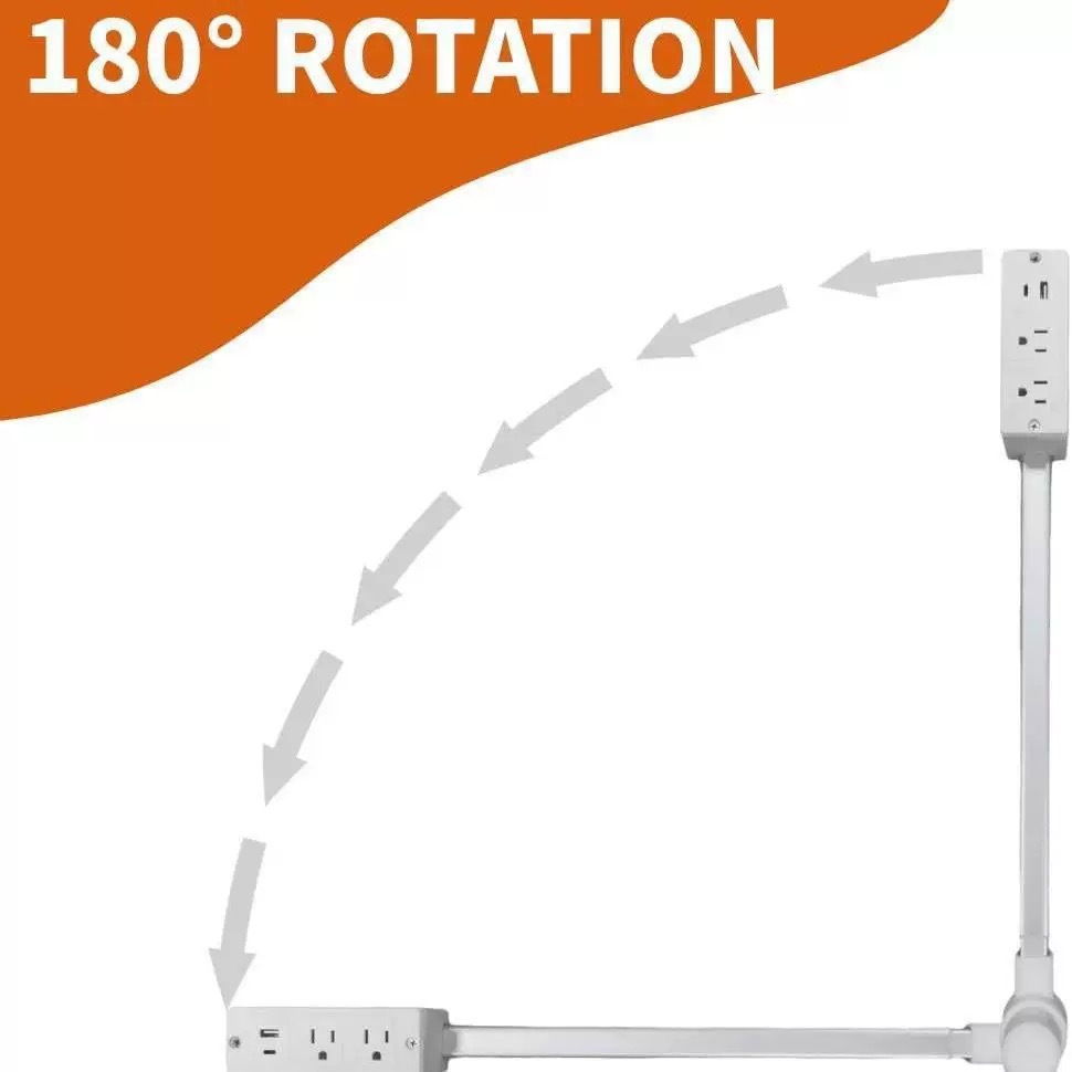 Nuevos productos transfronterizos Electrical Outlet Extender Enchufe Sofá Mesilla de noche Expansor